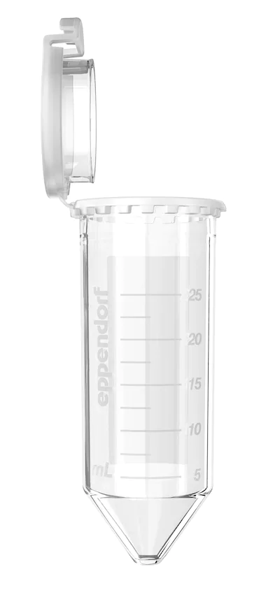 艾本德Eppendorf Conical Tubes 25 mL 帶鎖扣蓋 SnapTec?, 25 mL, 啟動套裝，4  個單離心管架，6  個轉(zhuǎn)子適配器，轉(zhuǎn)子孔可容納 50  mL 錐形管, P